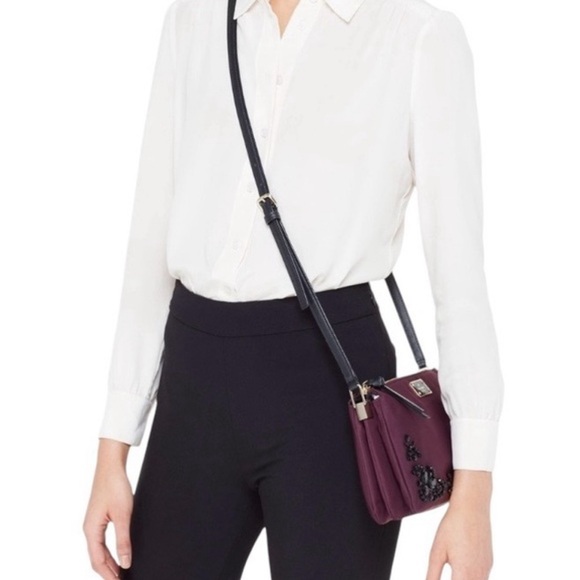 KATE SPADE Plum Wilson Road CROSSBODY BAG pure elegance and brand new with tags! - Picture 4 of 9
